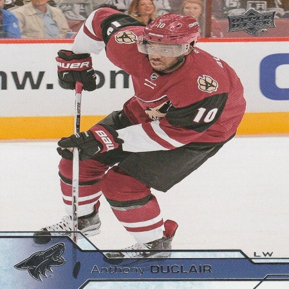 Anthony DuClair (Coyotes) 2016/2017 Upper Deck Series 1 Hockey Card - Number 8